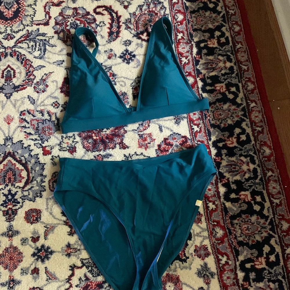 Summersalt bikini teal color size 6
